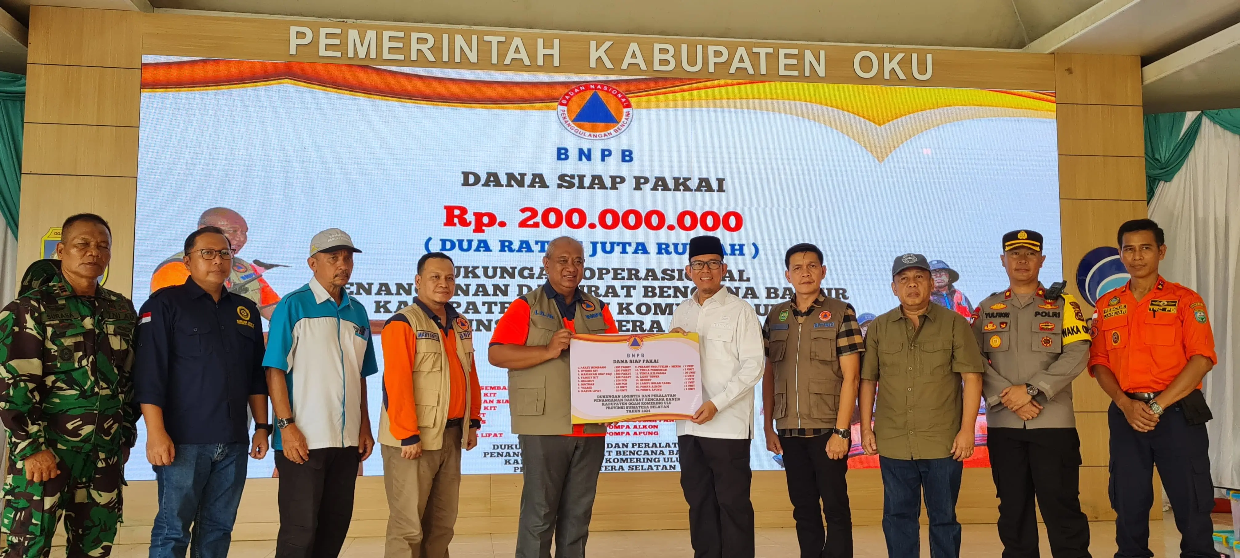 BNPB Dorong Percepatan Penanganan Bencana Banjir di Kabupaten Ogan Komering Ulu